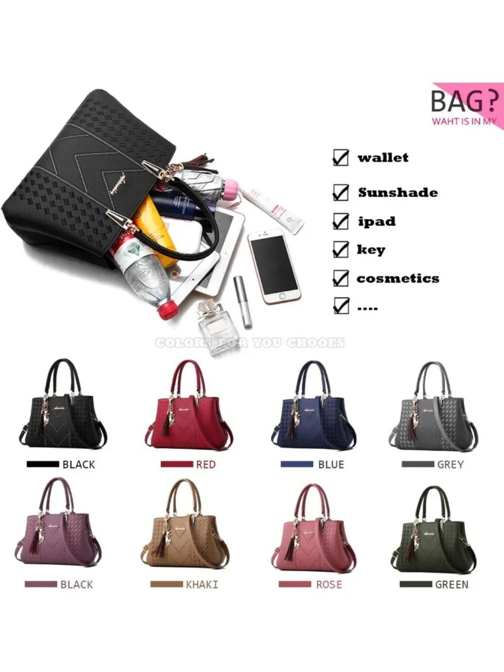 Stylish Women's Shoulder Bag - Versatile Satchel Tote Purse for Everyday Use